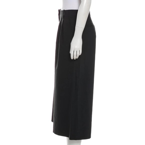 NWOT black Tibi cullotes/wide leg cropped pants, 0 - Picture 3 of 3